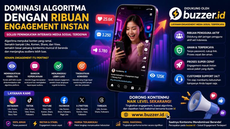 Dominasi Algoritma dengan Ribuan Engagement Instan: Solusi Peningkatan Interaksi Media Sosial Terdepan